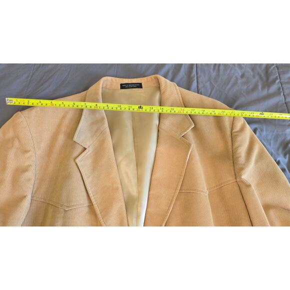 Vintage CCC Western Wear Corduroy Blazer Jacket 52 R Elbow Patch Horse Rodeo - Picture 6 of 6